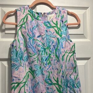 Lilly Pulitzer Pastel Floral Sleeveless Dress